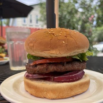 Broadway Cafe - Hamburger-a little on the dry side - Burgers Near Me - Big Bear City, California