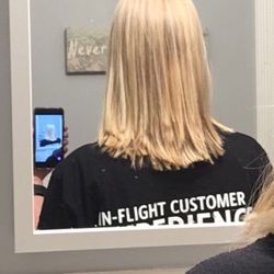 East Boston Beauty Academy - Once again, I left this salon very happy! The highlights that John Paul and the students did turned out great. Thank you!