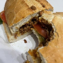 Torta de chorizo Be careful with the pepper. It's hot Torta de chorizo Be careful with the pepper. It's hot