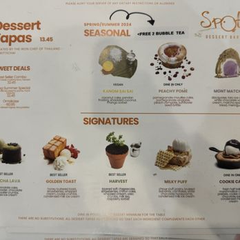 Spot Dessert Bar - Menu - Desserts Near Me - Cherry Hill, New Jersey Spot Dessert Bar - Menu - Desserts Near Me - Cherry Hill, New Jersey