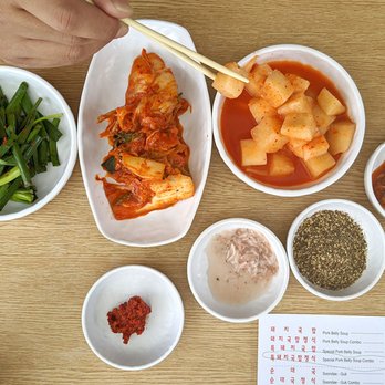 TANG - Banchan and stuff to add to soup - Korean Near Me - Fullerton, California