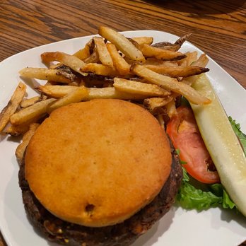 Bleuroot - Vegan burger on a gluten free bun - New American Near Me - West Dundee, Illinois