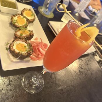 Underground Public House - Scotched egg - yum! - American Near Me - Carbondale, Illinois Underground Public House - Scotched egg - yum! - American Near Me - Carbondale, Illinois