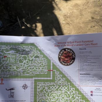 Cool Patch Pumpkins - Corn Maze Map (2023) - Pumpkin Patches Near Me - Dixon, California