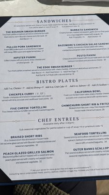 Menu photo 8 Waters Edge Wineries Norfolk, VA