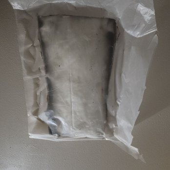 Alamo Fresh Air - This is how my ceiling was left that 1st night. Till the ceiling repair guy showed up next day. - Air Duct Cleaning Near Me