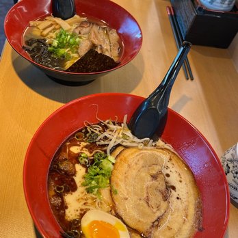 Kami Ramen - Katsu Ramen in Front, Shoyu Ramen behind it - Ramen Near Me - Anchorage, Alaska Kami Ramen - Katsu Ramen in Front, Shoyu Ramen behind it - Ramen Near Me - Anchorage, Alaska
