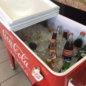 Waffle Rush - glass bottles sodas! in a cute cooler?! THE CUTENESS. - Breakfast & Brunch Near Me - Anchorage, Alaska