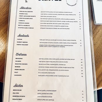 Deere Park - Menu - New American Near Me - Highwood, Illinois