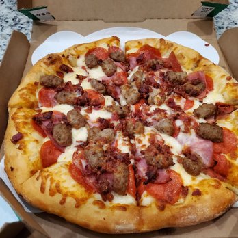 Marco's Pizza - All meat with white sauce and garlic crust. - Pizza Near Me - Rocklin, California Marco's Pizza - All meat with white sauce and garlic crust. - Pizza Near Me - Rocklin, California