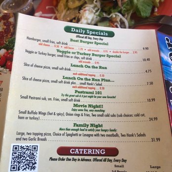 Hank's Pizza - Menu and Hanks House Salad - Pizza Near Me - Playa Del Rey, California