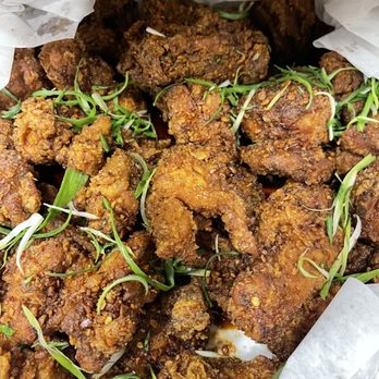 Seoul Fried Chicken - a box of fried chicken - Korean Near Me - Edmonton, Alberta Seoul Fried Chicken - a box of fried chicken - Korean Near Me - Edmonton, Alberta