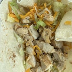 Wendy's - Chicken wrap without ranch dressing... can see that cheese wasn't melted
