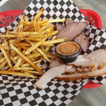 Blister's BBQ - French fries, tri tip, and turkey - Barbeque Near Me - Rexburg, Idaho