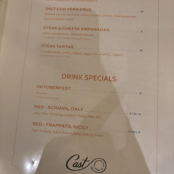 Cast Seaside Bites & Bar - Specials - Cocktail Bars Near Me - Marion, Massachusetts