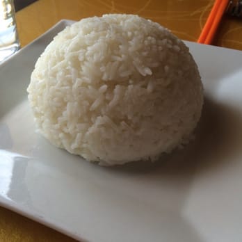 Noodle Wave - Side of rice- pretty presentation. - Thai Near Me - Richardson, Texas