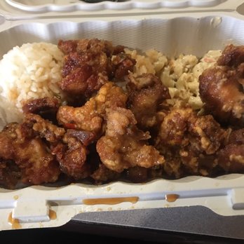 Roxy's Island Grill - Yum, good serving size for the price..sweet garlic, rice, potato salad - Hawaiian Near Me - Beaverton, Oregon Roxy's Island Grill - Yum, good serving size for the price..sweet garlic, rice, potato salad - Hawaiian Near Me - Beaverton, Oregon