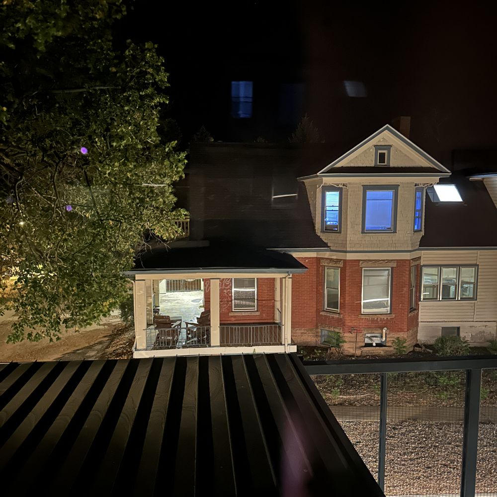Moxy Boulder University - Night "view". No sheer curtains so it is total darkness or claustrophobic shades down. - Hotels Near Me - Boulder, Colorado Moxy Boulder University - Night "view". No sheer curtains so it is total darkness or claustrophobic shades down. - Hotels Near Me - Boulder, Colorado