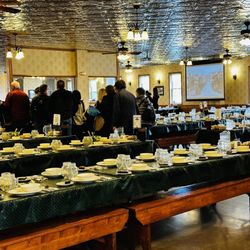 Riverboat Discovery - Discovery Dining Hall at Trading Post on Land