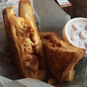 Violet Crown Social Club - Mac n cheese sandwich - Lounges Near Me - Austin, Texas