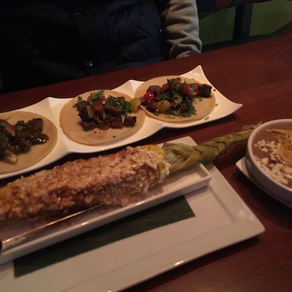 El Vez - Steak tacos, with grilled corn and beans - Mexican Near Me - Philadelphia, Pennsylvania El Vez - Steak tacos, with grilled corn and beans - Mexican Near Me - Philadelphia, Pennsylvania