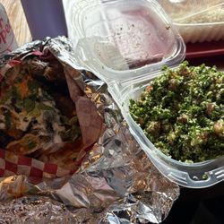 Damascus Kitchen - Damascus Lamb sandwich & 13.Taboula Salad