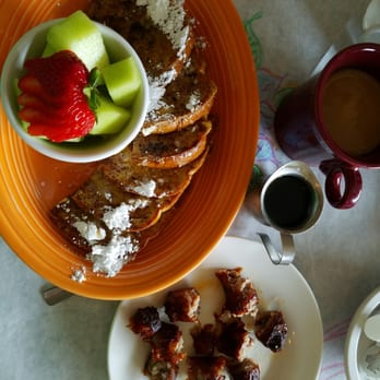 Baca Boys Cafe - French toast, coffee, fresh fruit and sausage mmm - New Mexican Cuisine Near Me - Albuquerque, New Mexico Baca Boys Cafe - French toast, coffee, fresh fruit and sausage mmm - New Mexican Cuisine Near Me - Albuquerque, New Mexico