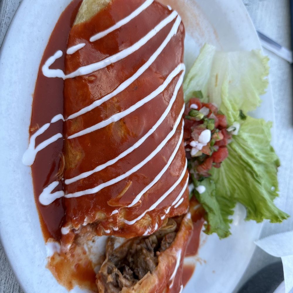Maria Sol - Carne Asada Wet Burrito - Mexican Near Me - Santa Monica, California Maria Sol - Carne Asada Wet Burrito - Mexican Near Me - Santa Monica, California