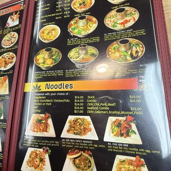 Thai Thai Cuisine - Menu: Noodles & soup - Thai Near Me - Escondido, California Thai Thai Cuisine - Menu: Noodles & soup - Thai Near Me - Escondido, California