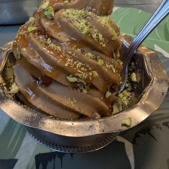 Laser Wolf - Softserve pistachio latte. Different yet appeases. - Middle Eastern Near Me - Philadelphia, Pennsylvania