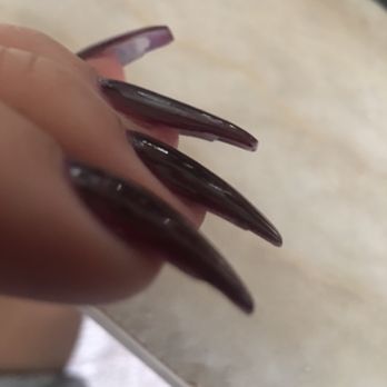 Lucky Nails - So thin !! Filed my nails and not even !!! You can tell on sides !! My polish was event done right ! - Nail Salons Near Me - Vancouver, Washington Lucky Nails - So thin !! Filed my nails and not even !!! You can tell on sides !! My polish was event done right ! - Nail Salons Near Me - Vancouver, Washington
