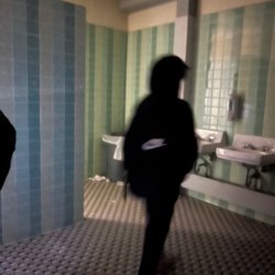 Saline Middle School - School bathroom