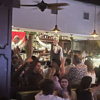 Cafe La Trova - The bartenders dance.  It's terrific. - Cocktail Bars Near Me - Miami, Florida