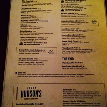 Hudsons Canada's Pub - Menu - Burgers Near Me - Edmonton, Alberta Hudsons Canada's Pub - Menu - Burgers Near Me - Edmonton, Alberta