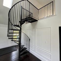 Boston Iron Works - Spiral staircase