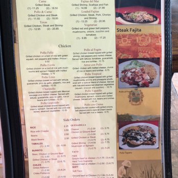 Los Agaves - Menu p. 6 - Mexican Near Me - Thomasville, North Carolina
