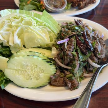 The Original Sab-E-Lee - Nahm Tok Beef - Asian Fusion Near Me - San Diego, California The Original Sab-E-Lee - Nahm Tok Beef - Asian Fusion Near Me - San Diego, California