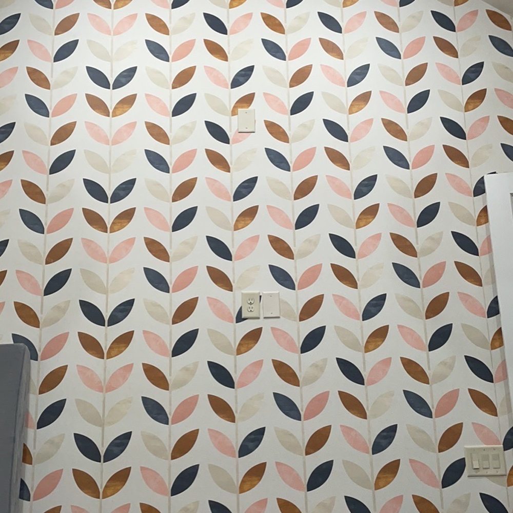 GR3 Renovations - a room with a wallpapered wall - General Contractors Near Me GR3 Renovations - a room with a wallpapered wall - General Contractors Near Me