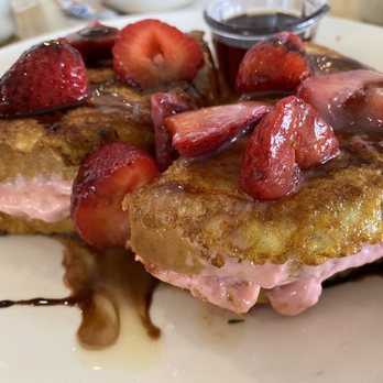 Wildberries - Strawberry cream cheese stuffed French toast with drizzled chocolate - Breakfast & Brunch Near Me - Mesa, Arizona Wildberries - Strawberry cream cheese stuffed French toast with drizzled chocolate - Breakfast & Brunch Near Me - Mesa, Arizona