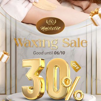 Nailistic - WAXING SALE 
30% OFF Waxing With Cash Payment $50+
Good until 06/10 - Nail Salons Near Me - Glendale, Wisconsin