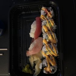 Way overpriced sushi.