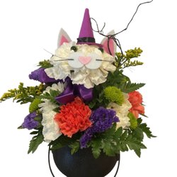 Absolutely Beautiful Florist & Flower Delivery - Purr-fect Little Witch https://www.absolutelybeautiful.us/flowers/purr-fect-little-witch/