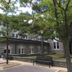 Keezell Hall - Side entrances, across from Carrier Library