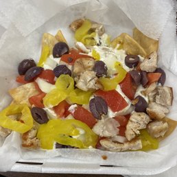 Greek Nachos Greek Nachos