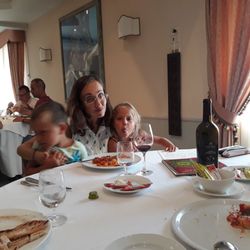 Giardino - Pranzo con mia figlia e i nipotini.