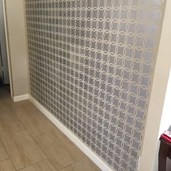 Michaels - sm accent wall, used the silver metallic acrylic paint (applied to my custom stencil looks "spotty" bc it's reflecting! love it) - Arts & Crafts Near Me - Las Vegas, Nevada Michaels - sm accent wall, used the silver metallic acrylic paint (applied to my custom stencil looks "spotty" bc it's reflecting! love it) - Arts & Crafts Near Me - Las Vegas, Nevada