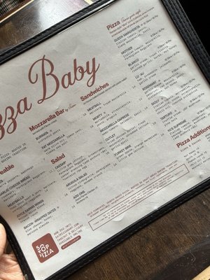 Menu photo 3 Pizza Baby Charlotte, NC Menu photo 3 Pizza Baby Charlotte, NC