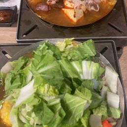 House special (spicy) on the top and #12 Bak Kut Teh Hot Soup (non spicy) House special (spicy) on the top and #12 Bak Kut Teh Hot Soup (non spicy)