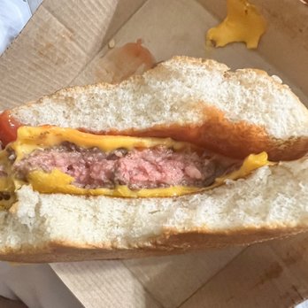 McDonald's - Is this even cooked? Clearly not.... Quarter Pounder with Cheese - Burgers Near Me - Orange Park, Florida