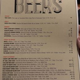 Beers from the Dec 5th Allagash event!